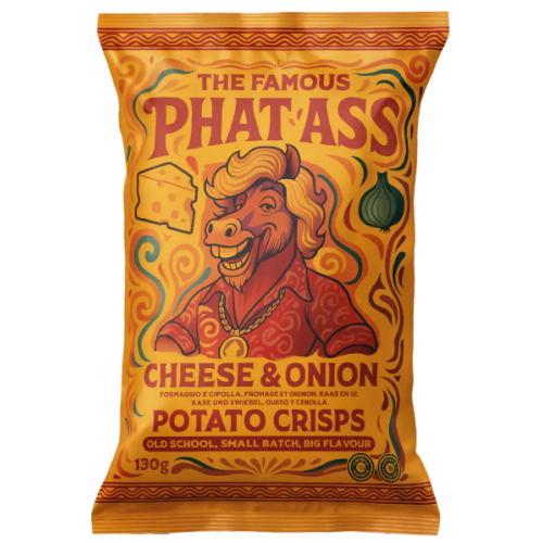 Phat Ass Crisps - Cheese & Onion