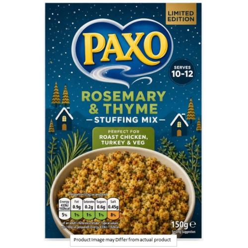 Paxo Rosemary & Thyme Stuffing