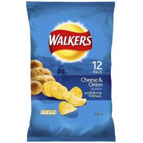 Walkers MultiPack 12pk - Cheese & Onion