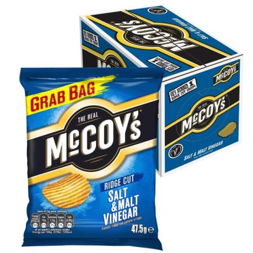 Crisps McCoys Salt & Vinegar 26 x 47.5g
