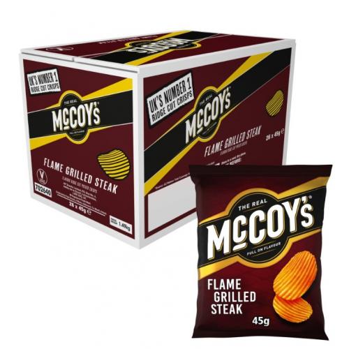 Crisps McCoys Flame Grilled Steak 26 x 47.5g