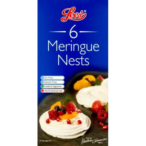 Lees 6 Meringue Nests
