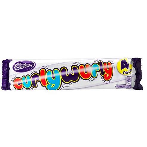 Cadbury Curly Wurly 4pk