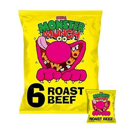 Walkers Monster Munch Multipack - Roast Beef