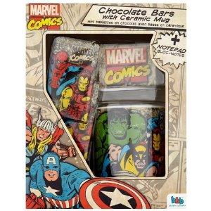 CHOC BARS WITH CERAMIC MUG - MARVEL COMICS
