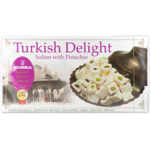 Turkish Delight With Pistachio Nuts